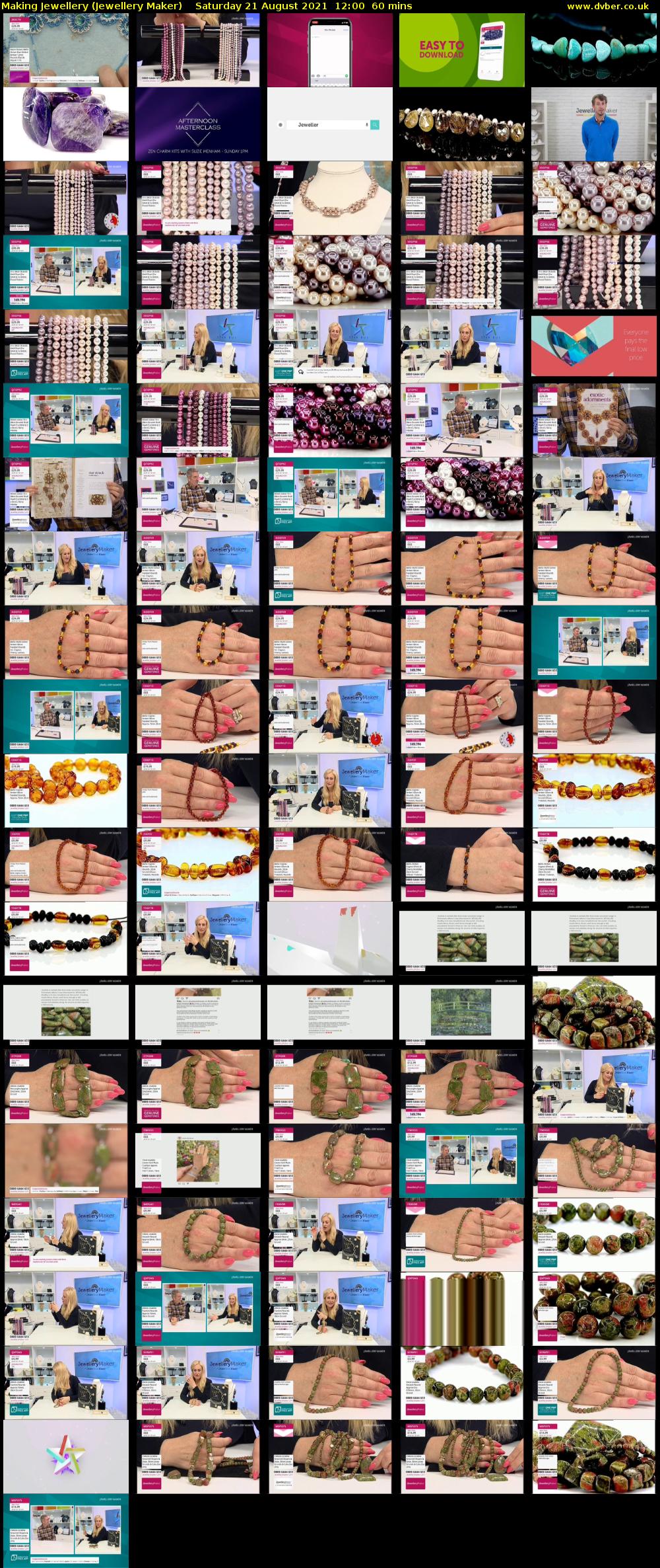 Making Jewellery (Jewellery Maker) Saturday 21 August 2021 12:00 - 13:00