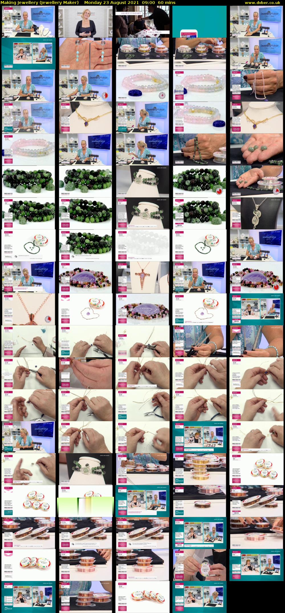 Making Jewellery (Jewellery Maker) Monday 23 August 2021 09:00 - 10:00