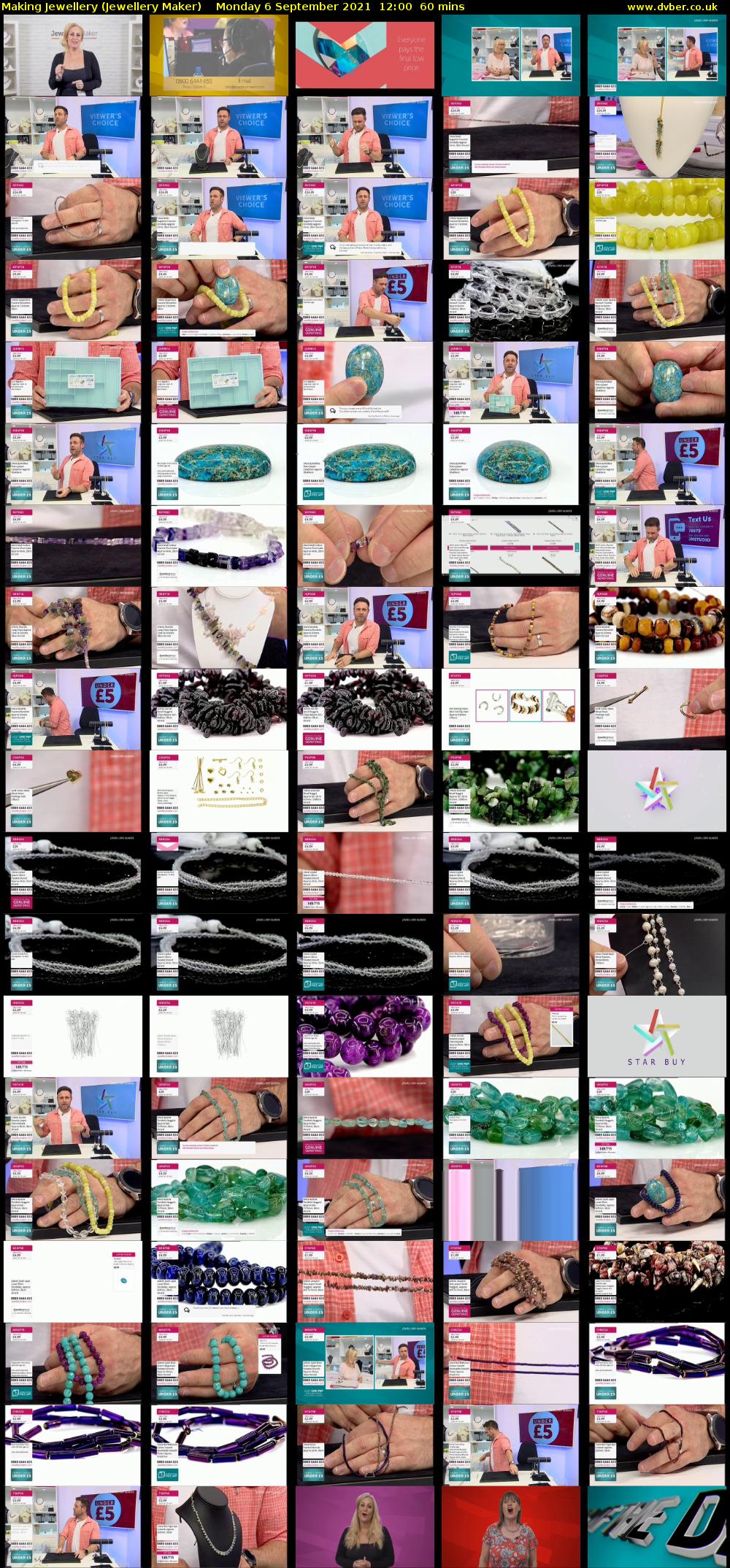 Making Jewellery (Jewellery Maker) Monday 6 September 2021 12:00 - 13:00