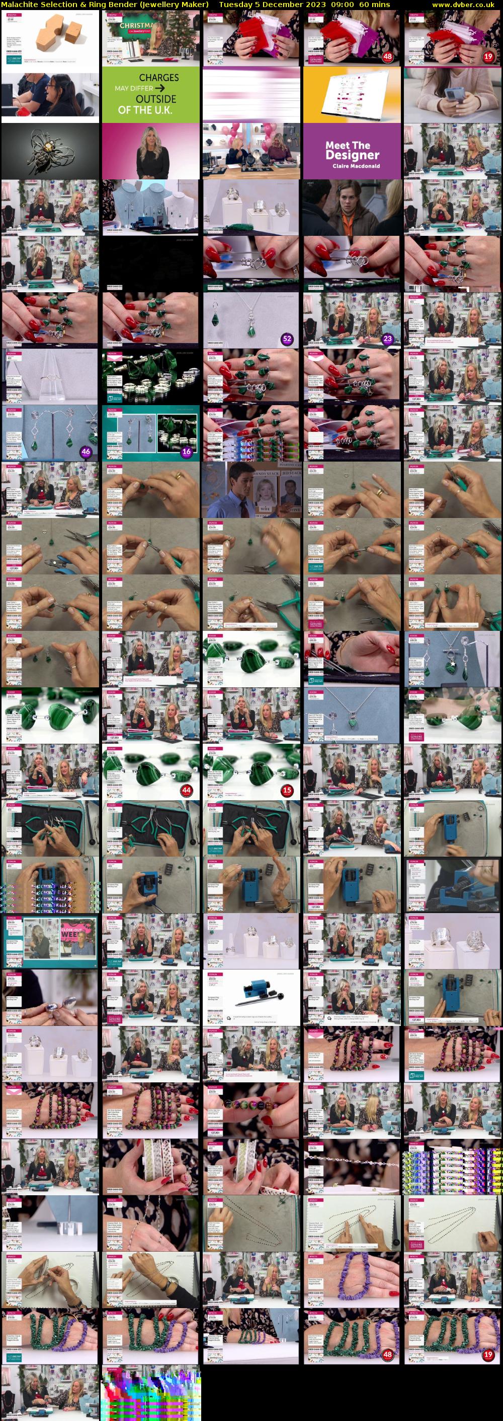 Malachite Selection & Ring Bender (Jewellery Maker) Tuesday 5 December 2023 09:00 - 10:00