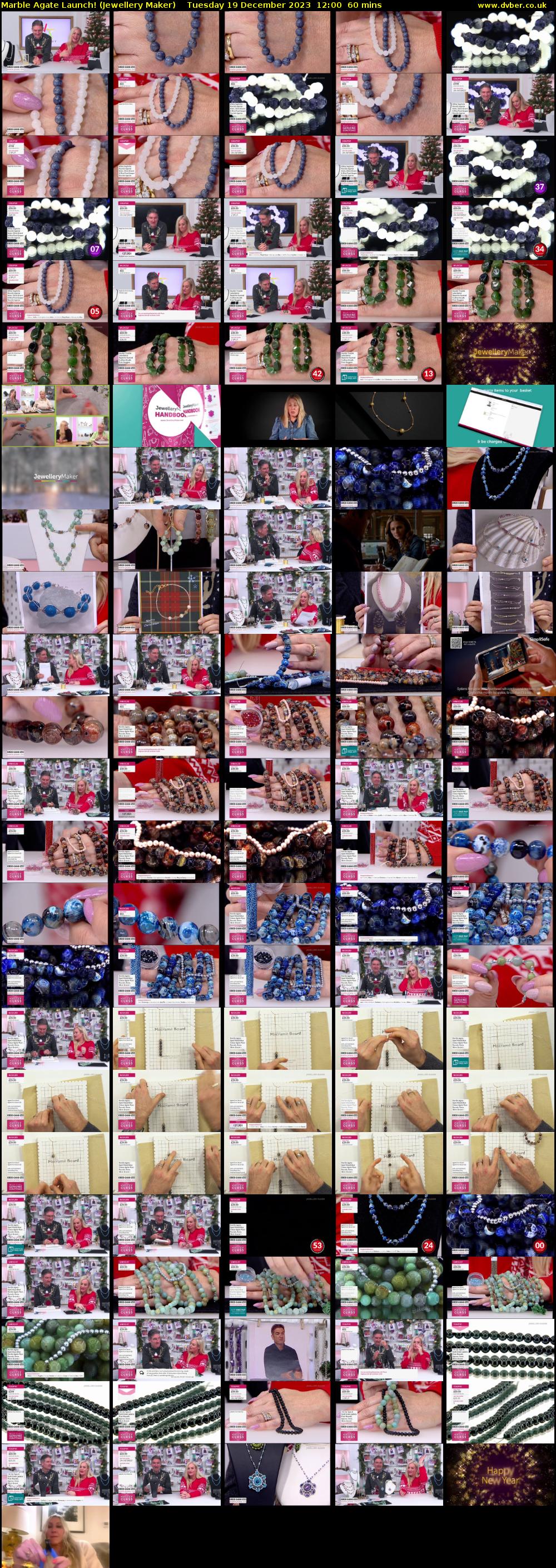 Marble Agate Launch! (Jewellery Maker) Tuesday 19 December 2023 12:00 - 13:00