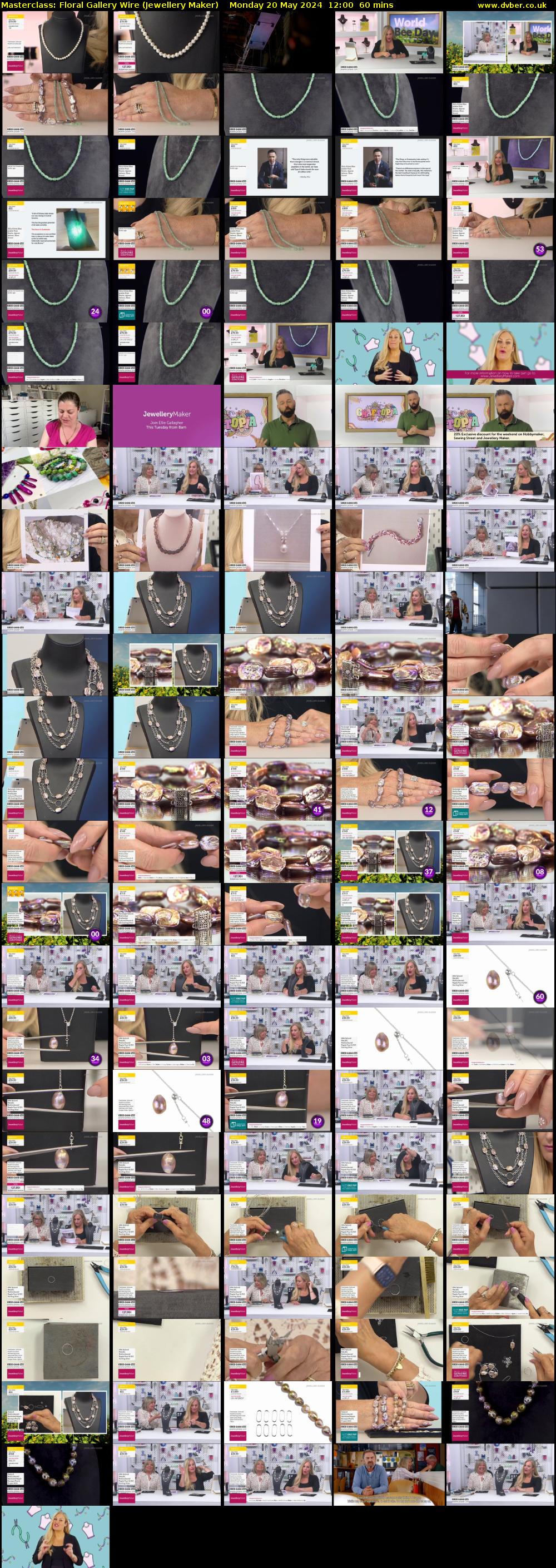 Masterclass: Floral Gallery Wire (Jewellery Maker) Monday 20 May 2024 12:00 - 13:00