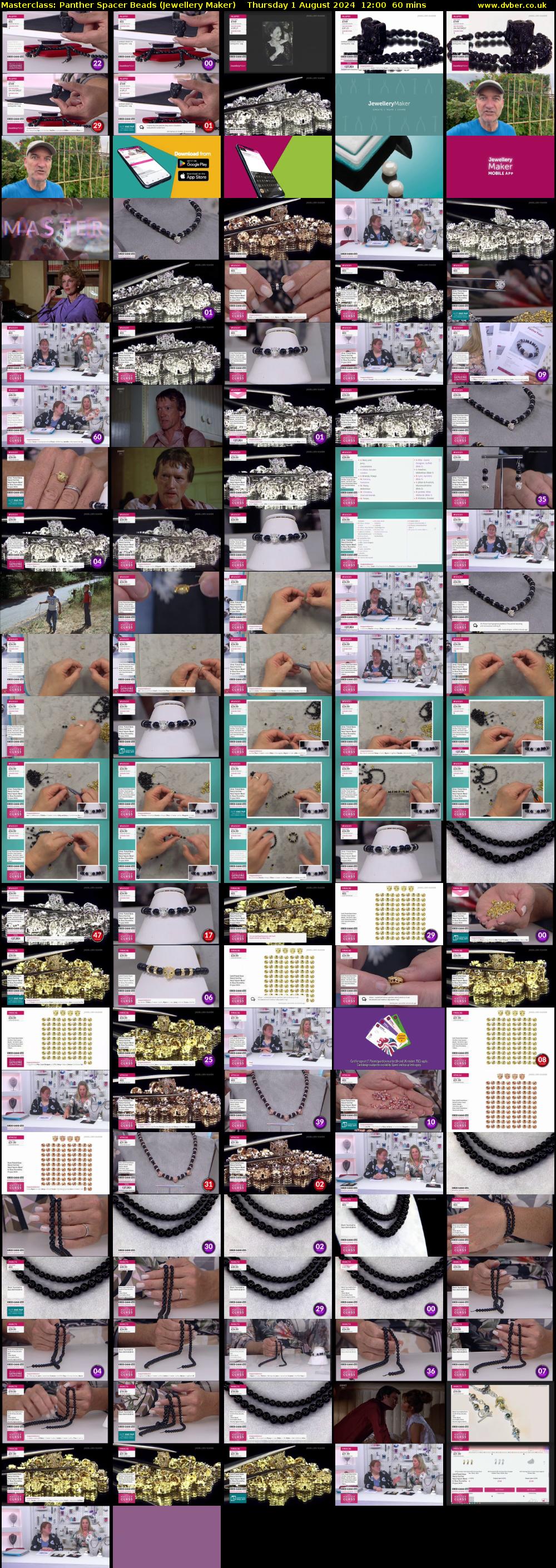 Masterclass: Panther Spacer Beads (Jewellery Maker) Thursday 1 August 2024 12:00 - 13:00