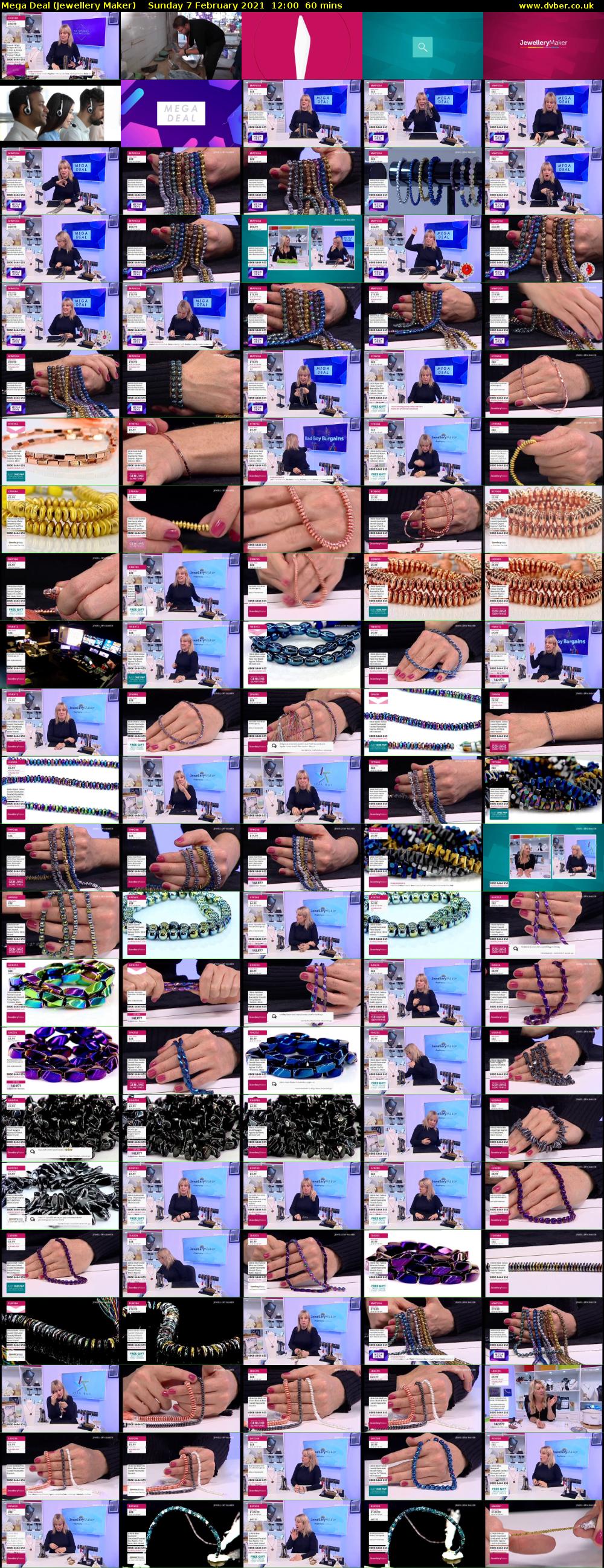 Mega Deal (Jewellery Maker) Sunday 7 February 2021 12:00 - 13:00