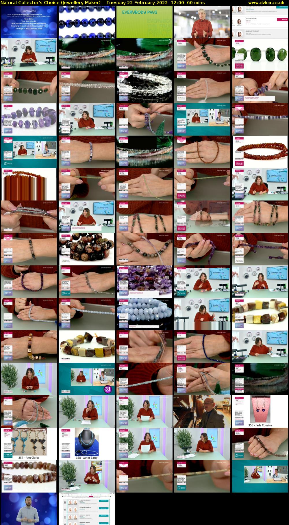 Natural Collector's Choice (Jewellery Maker) Tuesday 22 February 2022 12:00 - 13:00