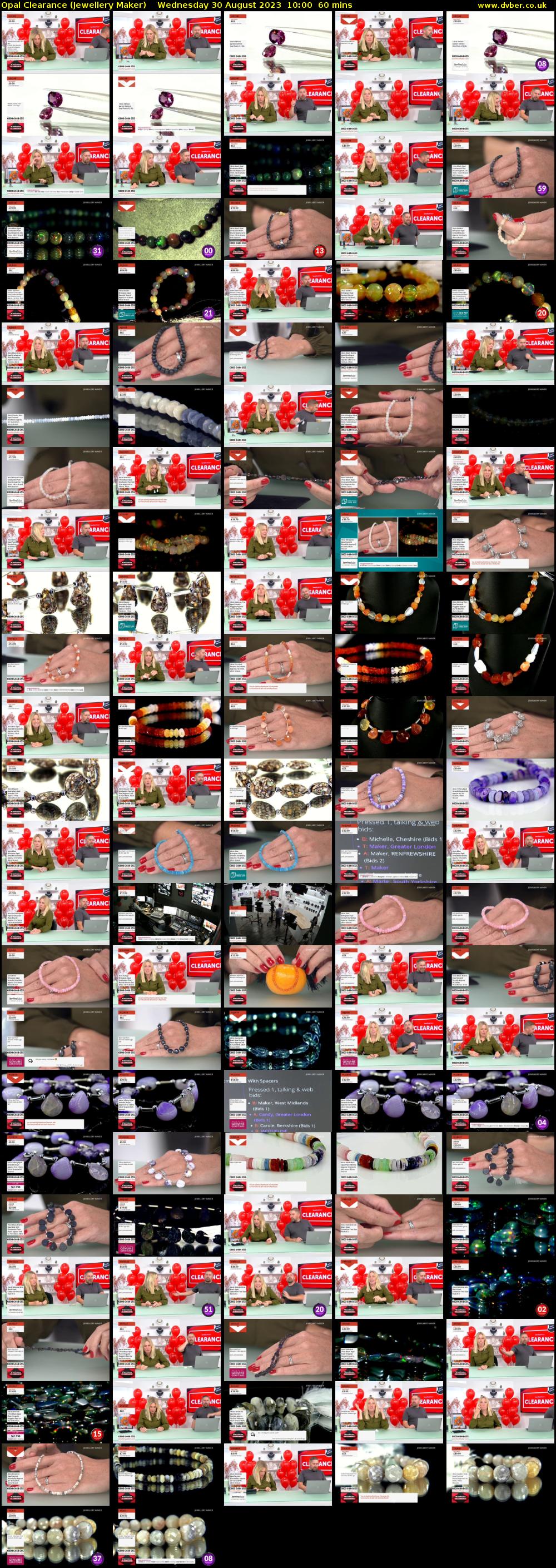 Opal Clearance (Jewellery Maker) Wednesday 30 August 2023 10:00 - 11:00