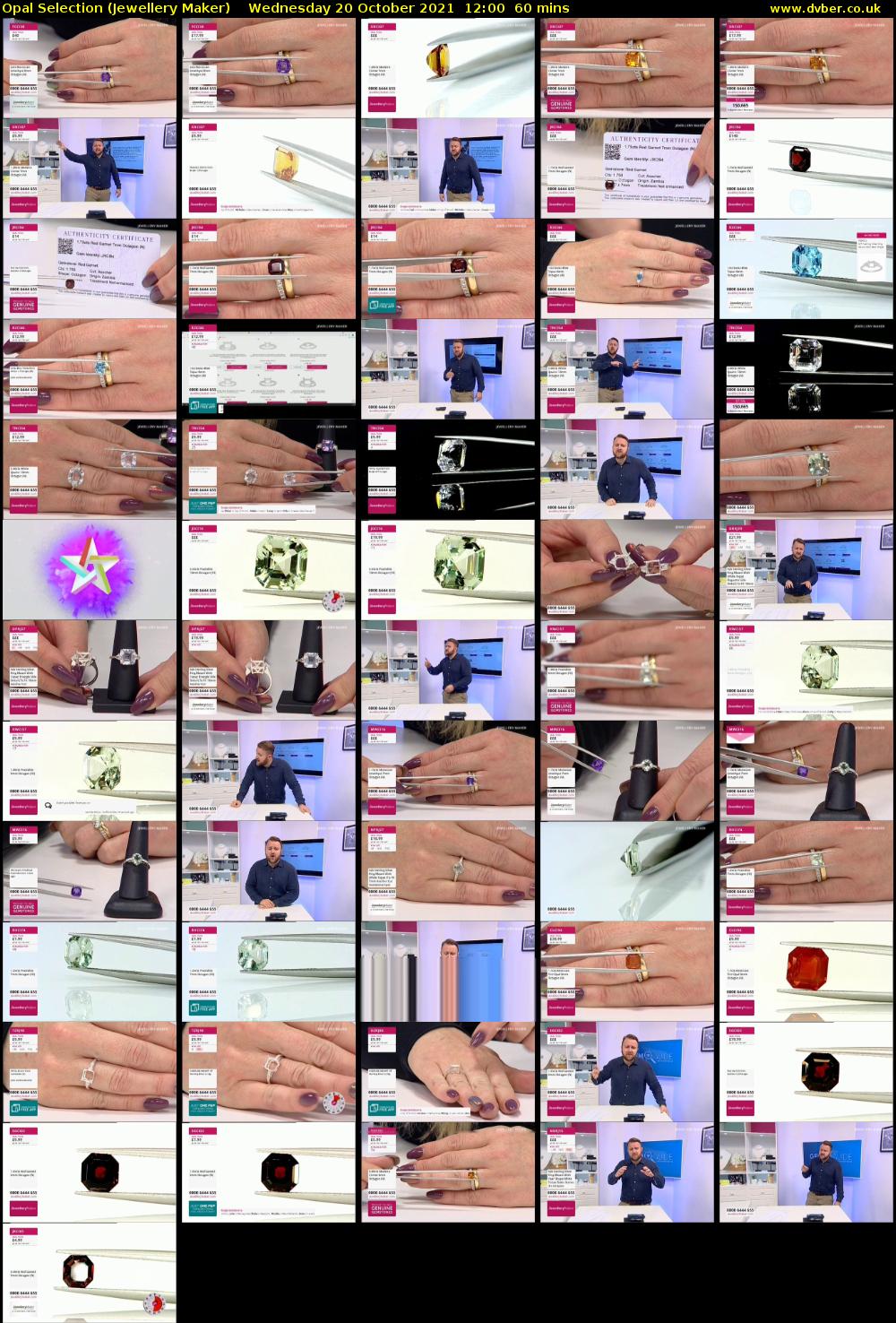 Opal Selection (Jewellery Maker) Wednesday 20 October 2021 12:00 - 13:00