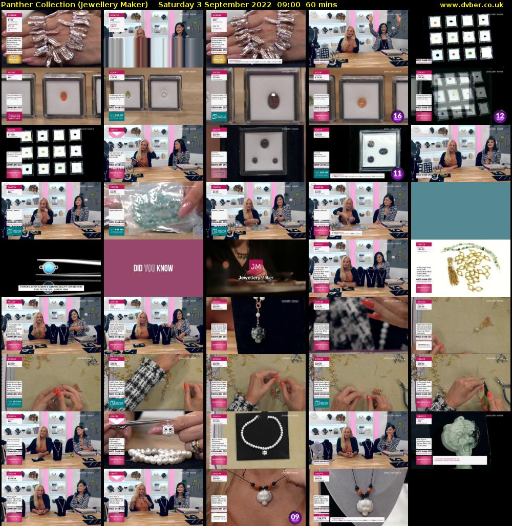 Panther Collection (Jewellery Maker) Saturday 3 September 2022 09:00 - 10:00