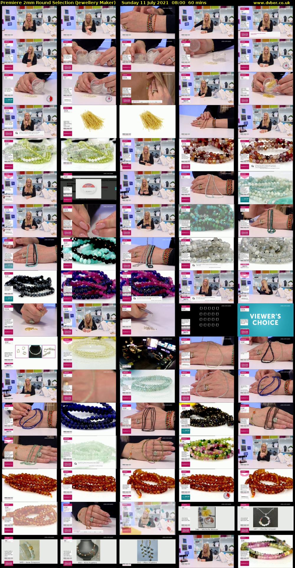 Premiere 2mm Round Selection (Jewellery Maker) Sunday 11 July 2021 08:00 - 09:00