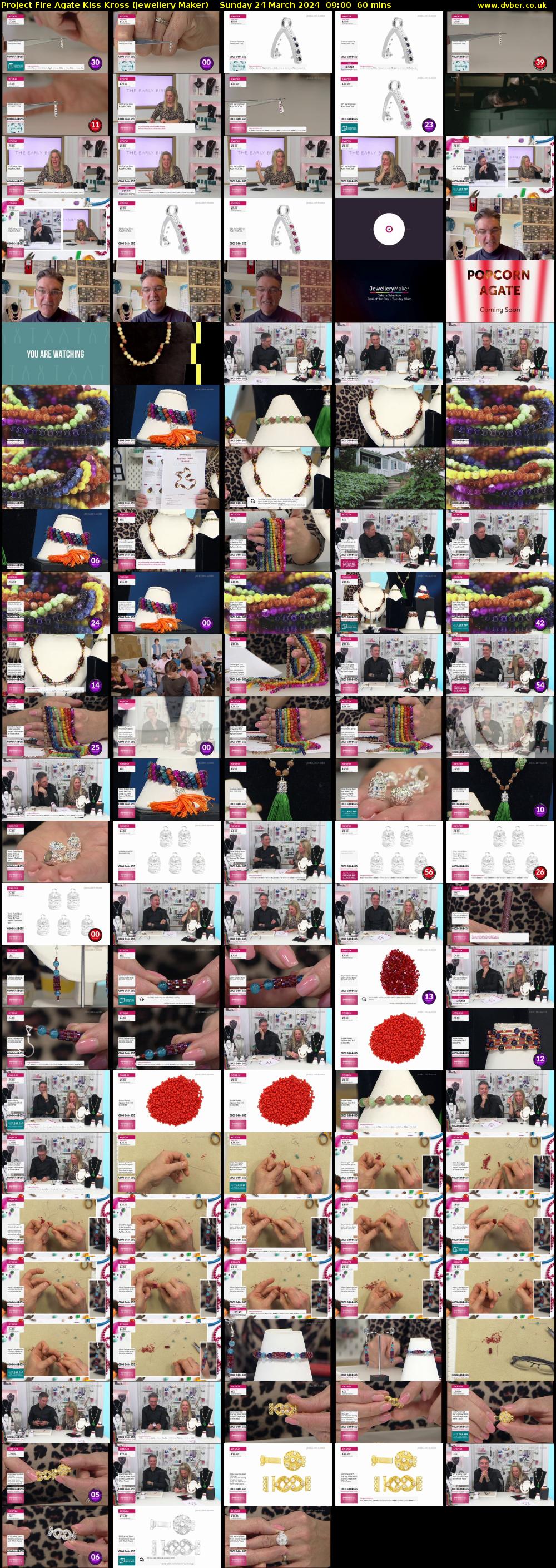 Project Fire Agate Kiss Kross (Jewellery Maker) Sunday 24 March 2024 09:00 - 10:00