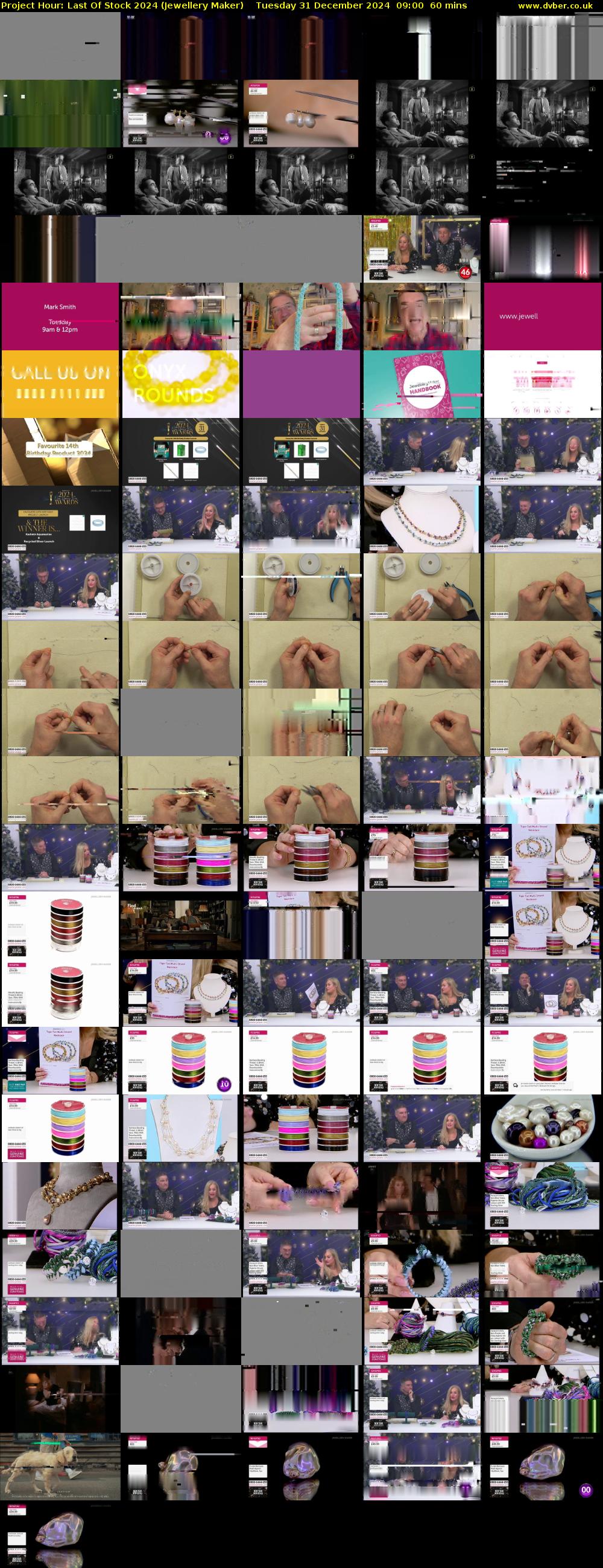 Project Hour: Last Of Stock 2024 (Jewellery Maker) Tuesday 31 December 2024 09:00 - 10:00