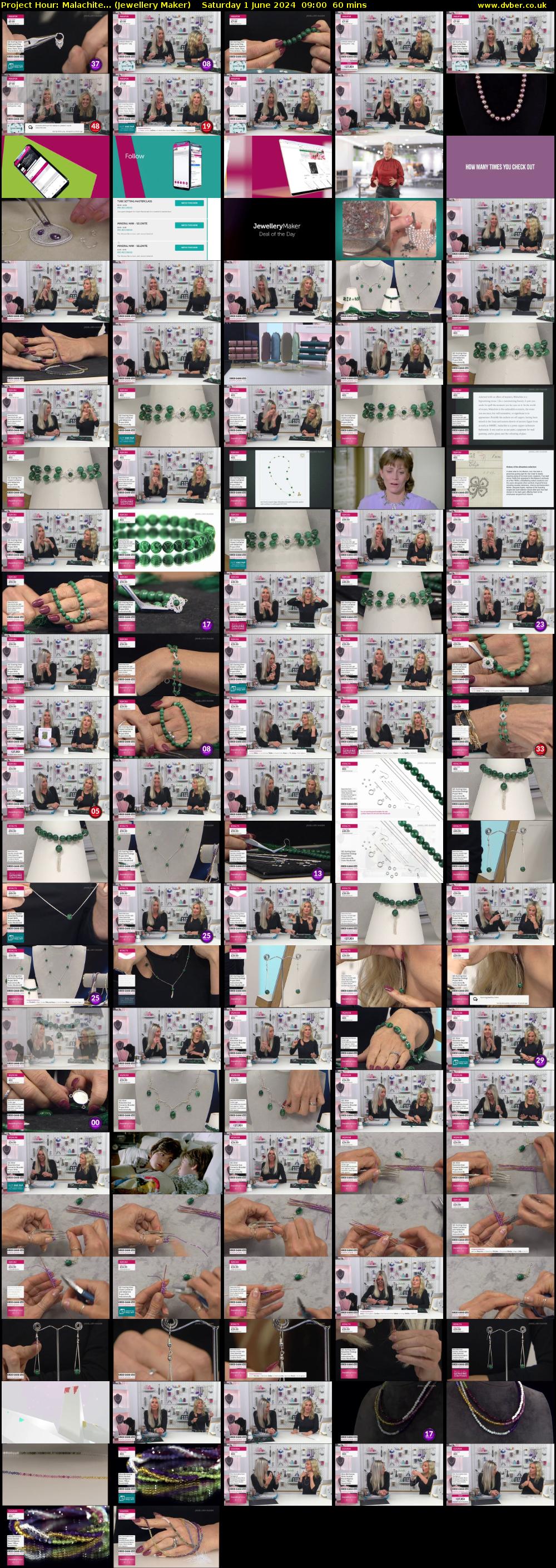 Project Hour: Malachite... (Jewellery Maker) Saturday 1 June 2024 09:00 - 10:00