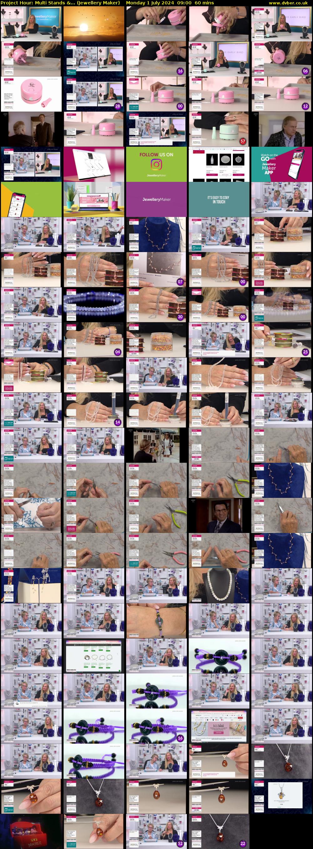 Project Hour: Multi Stands &... (Jewellery Maker) Monday 1 July 2024 09:00 - 10:00