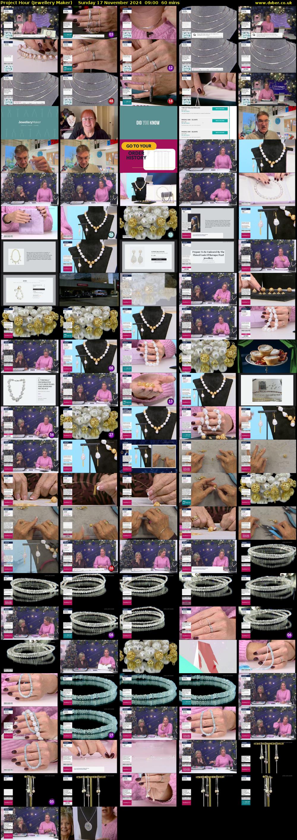 Project Hour (Jewellery Maker) Sunday 17 November 2024 09:00 - 10:00