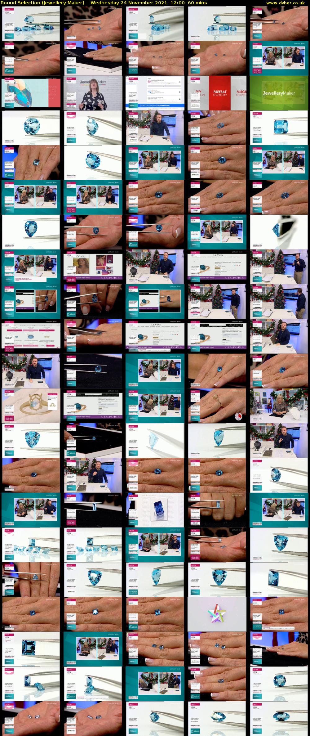 Round Selection (Jewellery Maker) Wednesday 24 November 2021 12:00 - 13:00