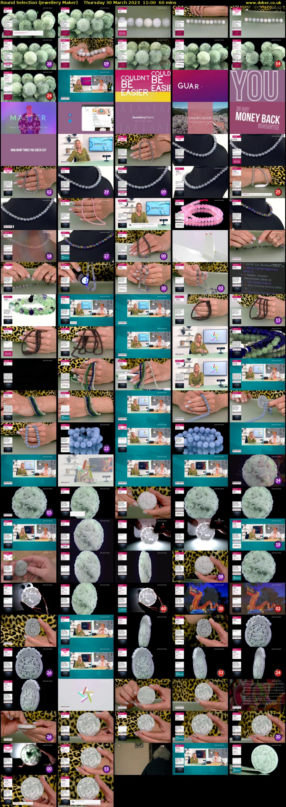 Round Selection (Jewellery Maker) Thursday 30 March 2023 11:00 - 12:00