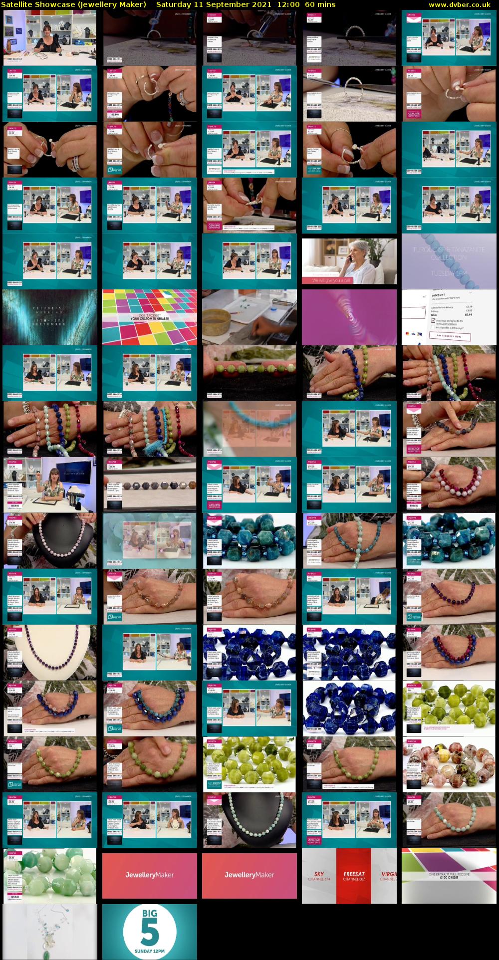 Satellite Showcase (Jewellery Maker) Saturday 11 September 2021 12:00 - 13:00