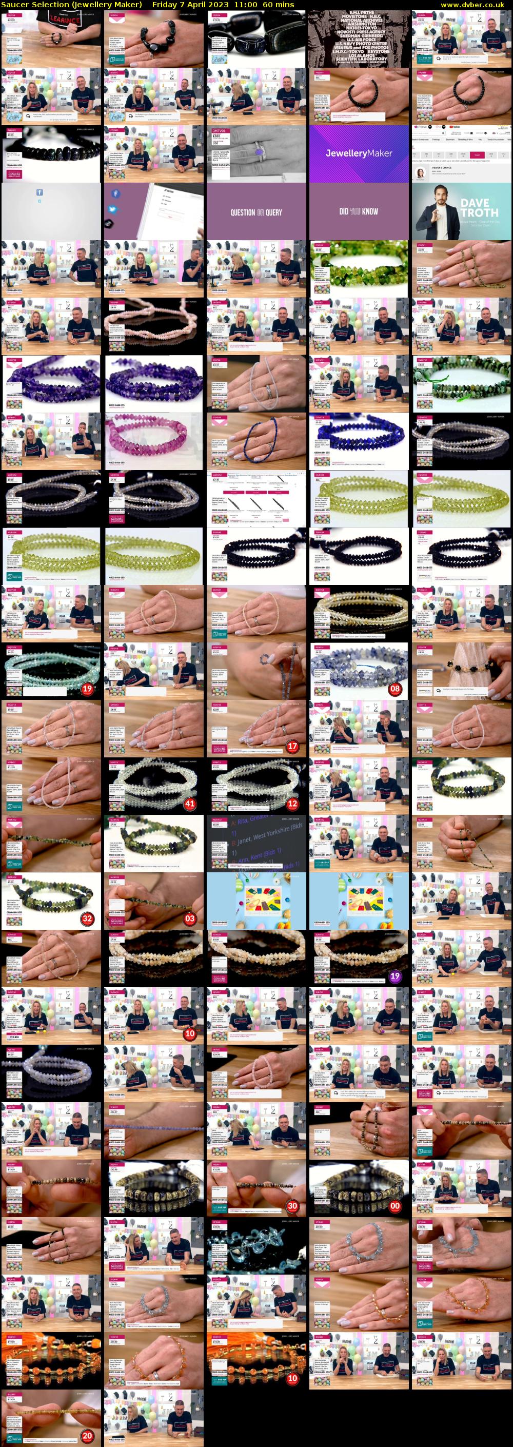 Saucer Selection (Jewellery Maker) Friday 7 April 2023 11:00 - 12:00