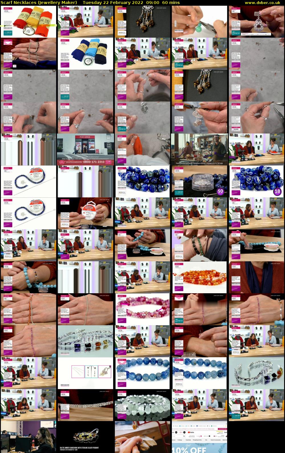 Scarf Necklaces (Jewellery Maker) Tuesday 22 February 2022 09:00 - 10:00