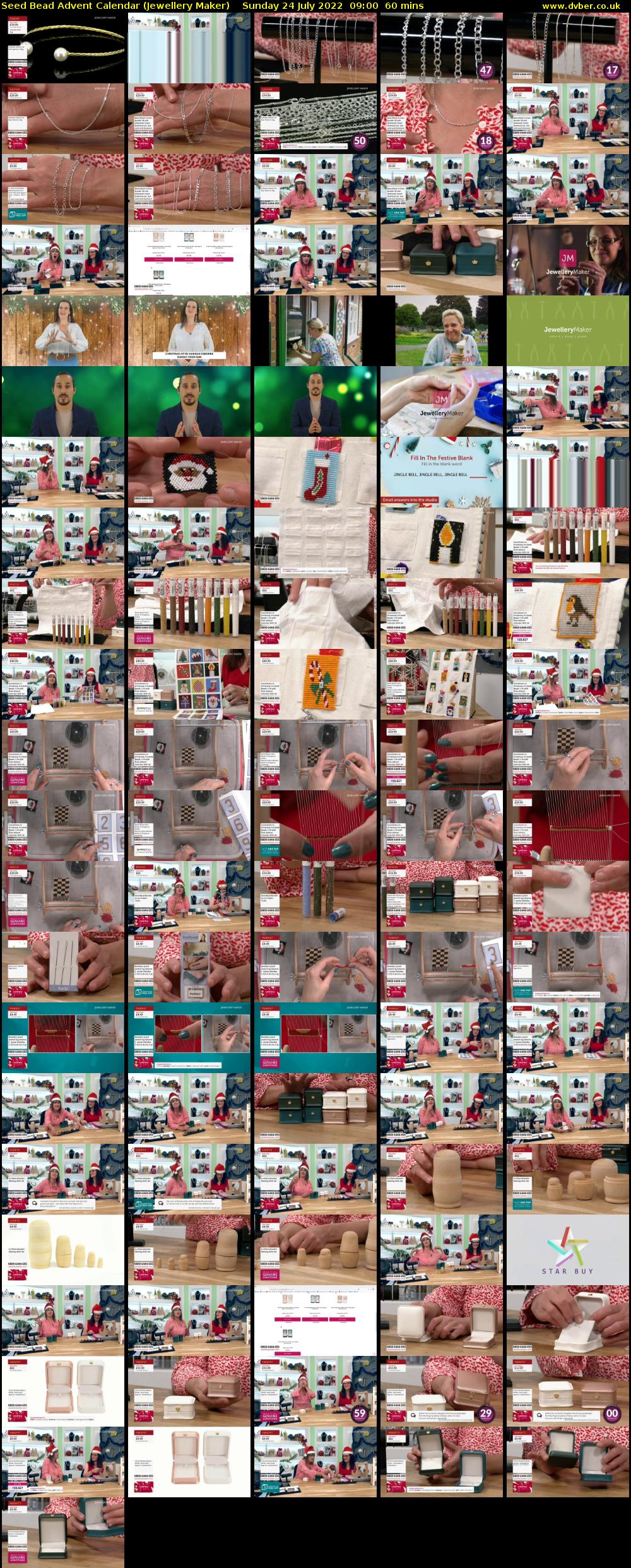 Seed Bead Advent Calendar (Jewellery Maker) Sunday 24 July 2022 09:00 - 10:00