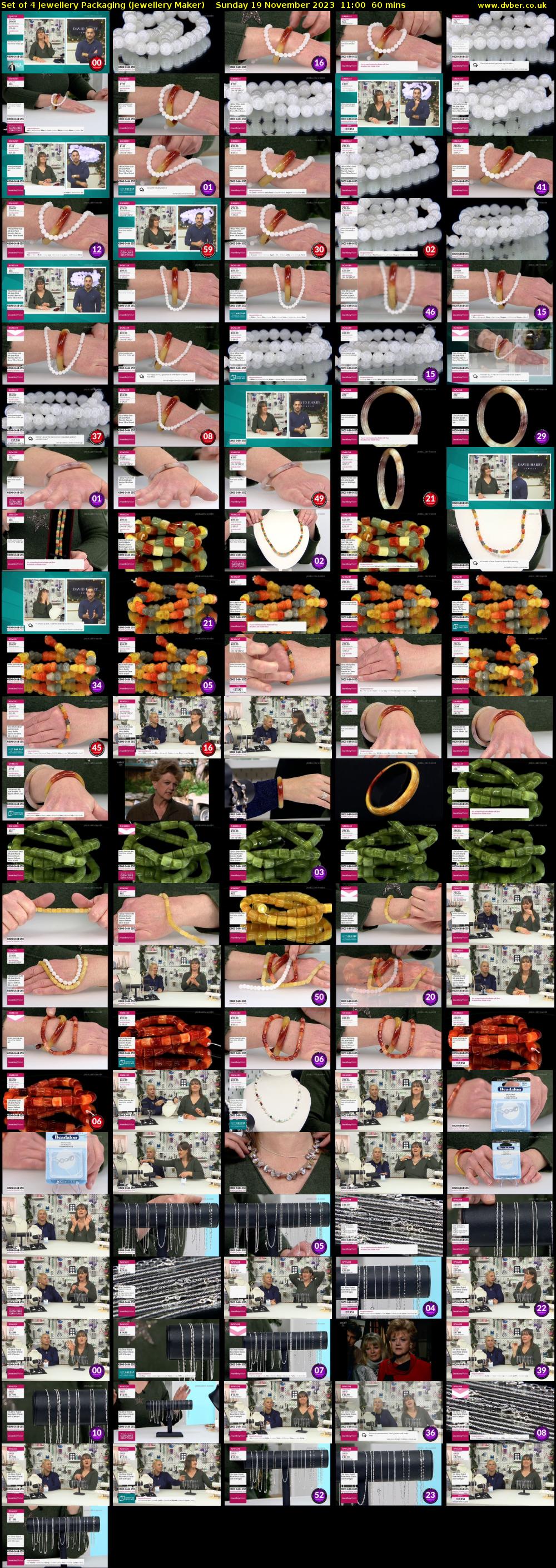 Set of 4 Jewellery Packaging (Jewellery Maker) Sunday 19 November 2023 11:00 - 12:00