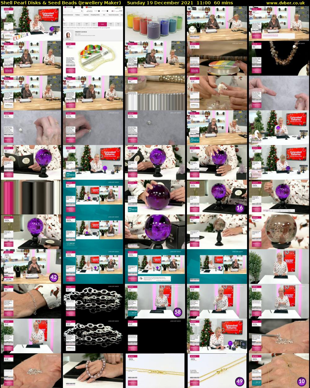 Shell Pearl Disks & Seed Beads (Jewellery Maker) Sunday 19 December 2021 11:00 - 12:00