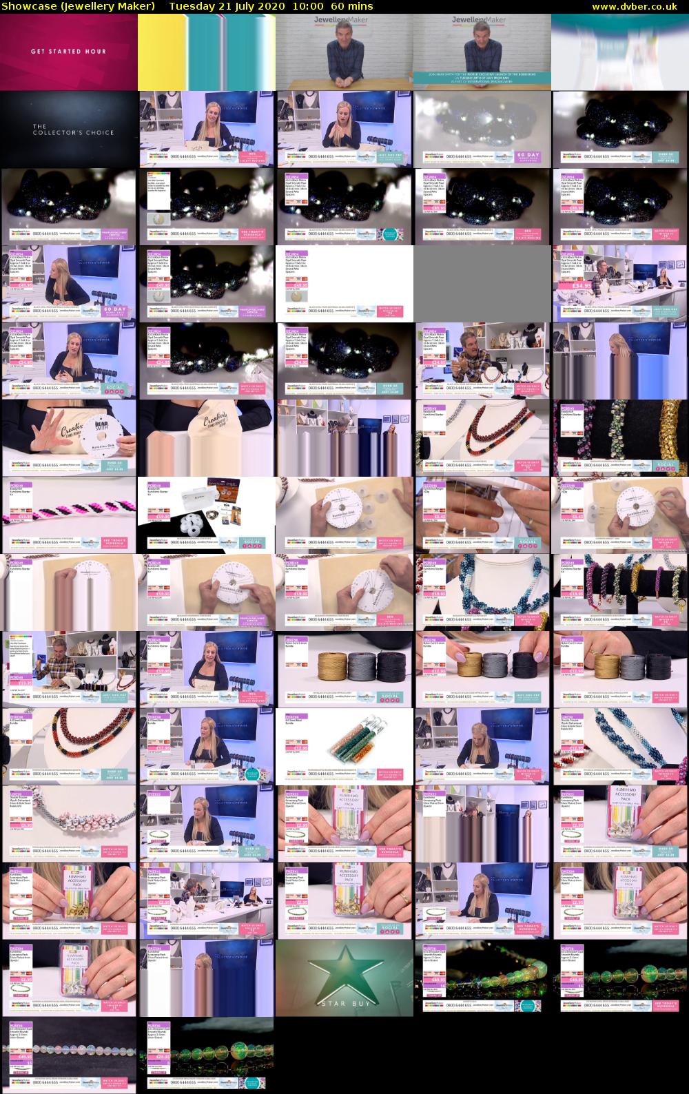 Showcase (Jewellery Maker) Tuesday 21 July 2020 10:00 - 11:00