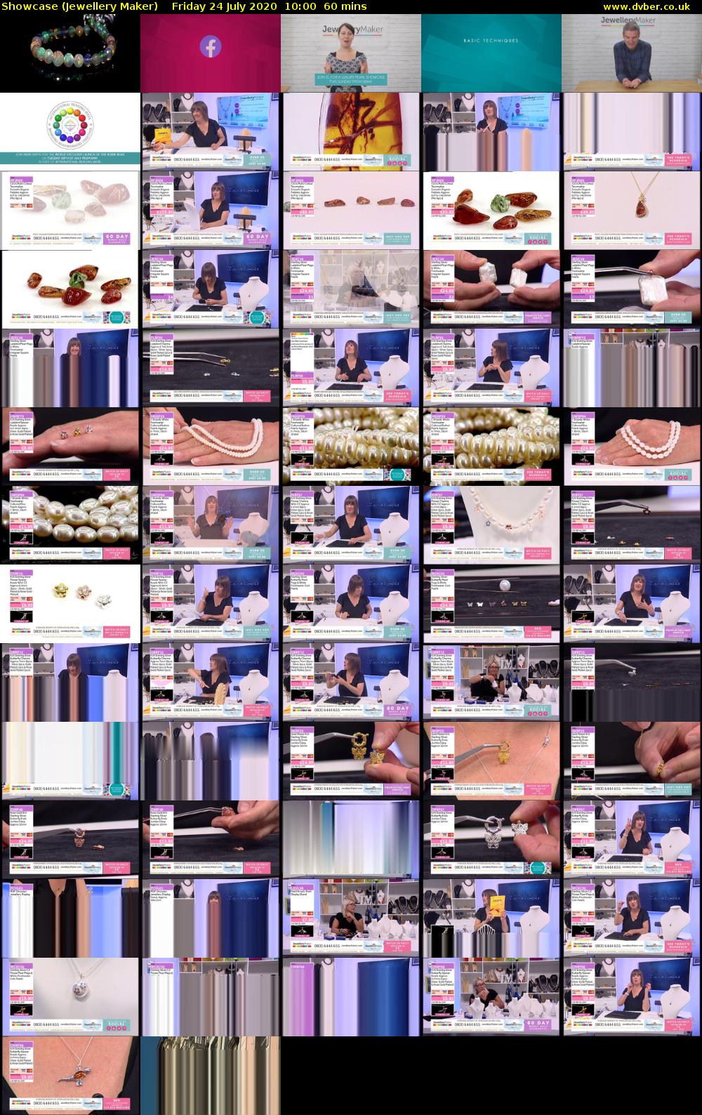 Showcase (Jewellery Maker) Friday 24 July 2020 10:00 - 11:00