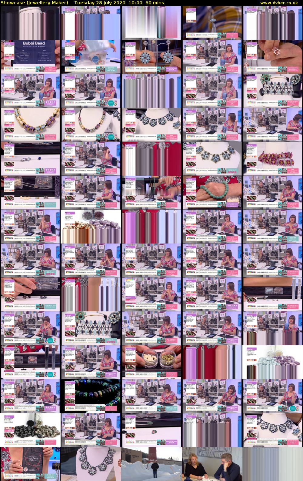 Showcase (Jewellery Maker) Tuesday 28 July 2020 10:00 - 11:00