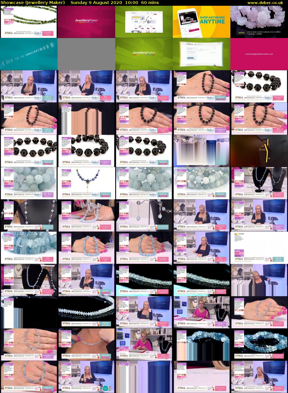 Showcase (Jewellery Maker) Sunday 9 August 2020 10:00 - 11:00