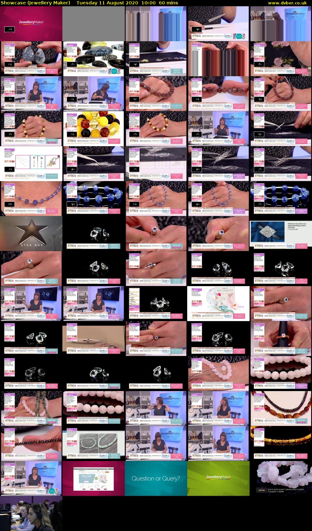 Showcase (Jewellery Maker) Tuesday 11 August 2020 10:00 - 11:00