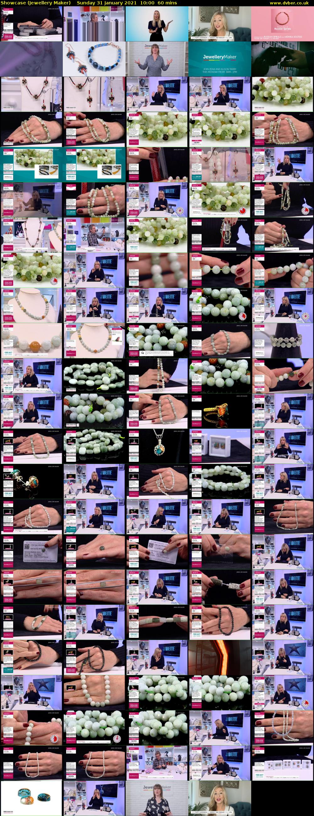 Showcase (Jewellery Maker) Sunday 31 January 2021 10:00 - 11:00