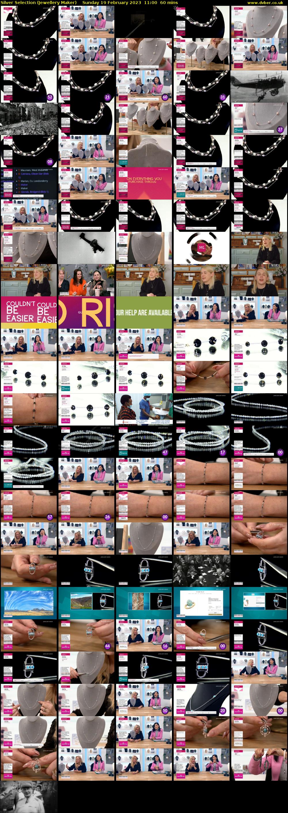 Silver Selection (Jewellery Maker) Sunday 19 February 2023 11:00 - 12:00