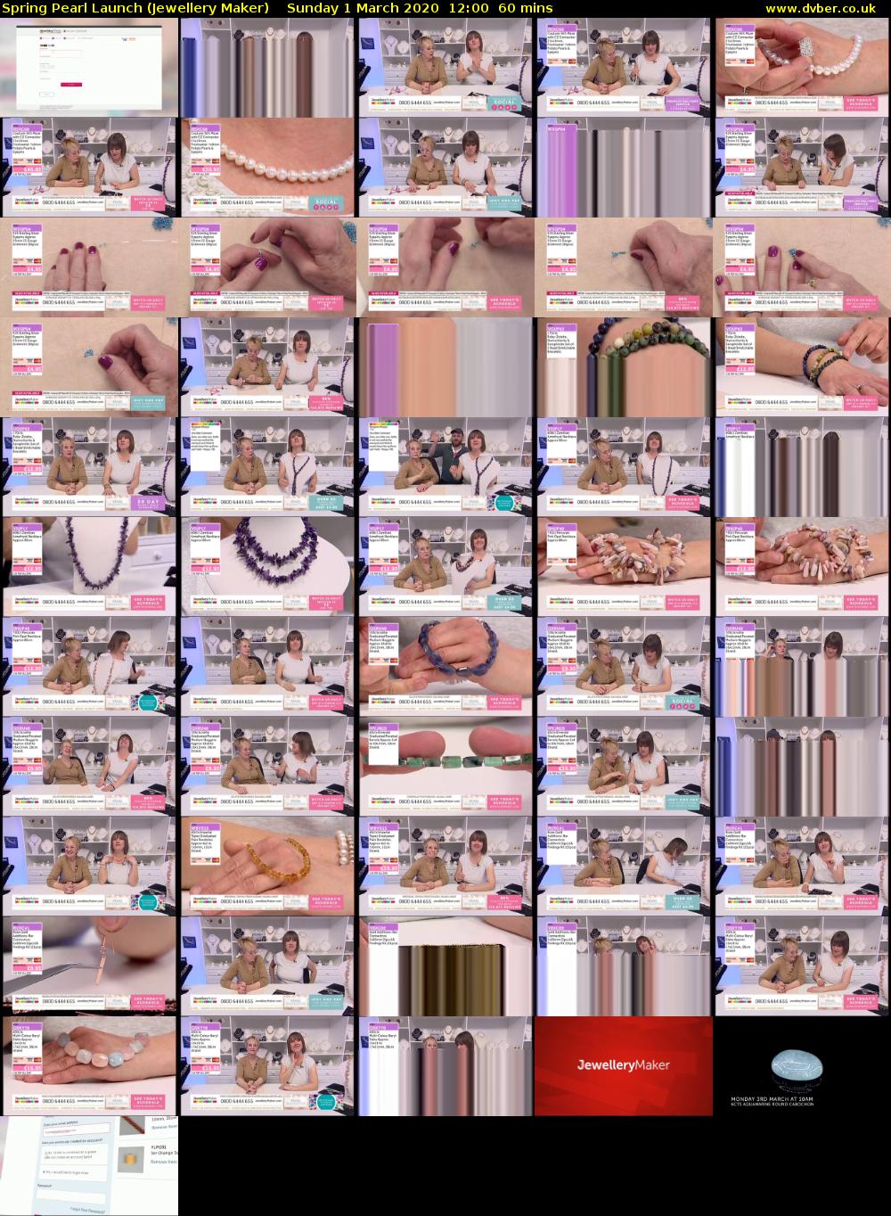 Spring Pearl Launch (Jewellery Maker) Sunday 1 March 2020 12:00 - 13:00