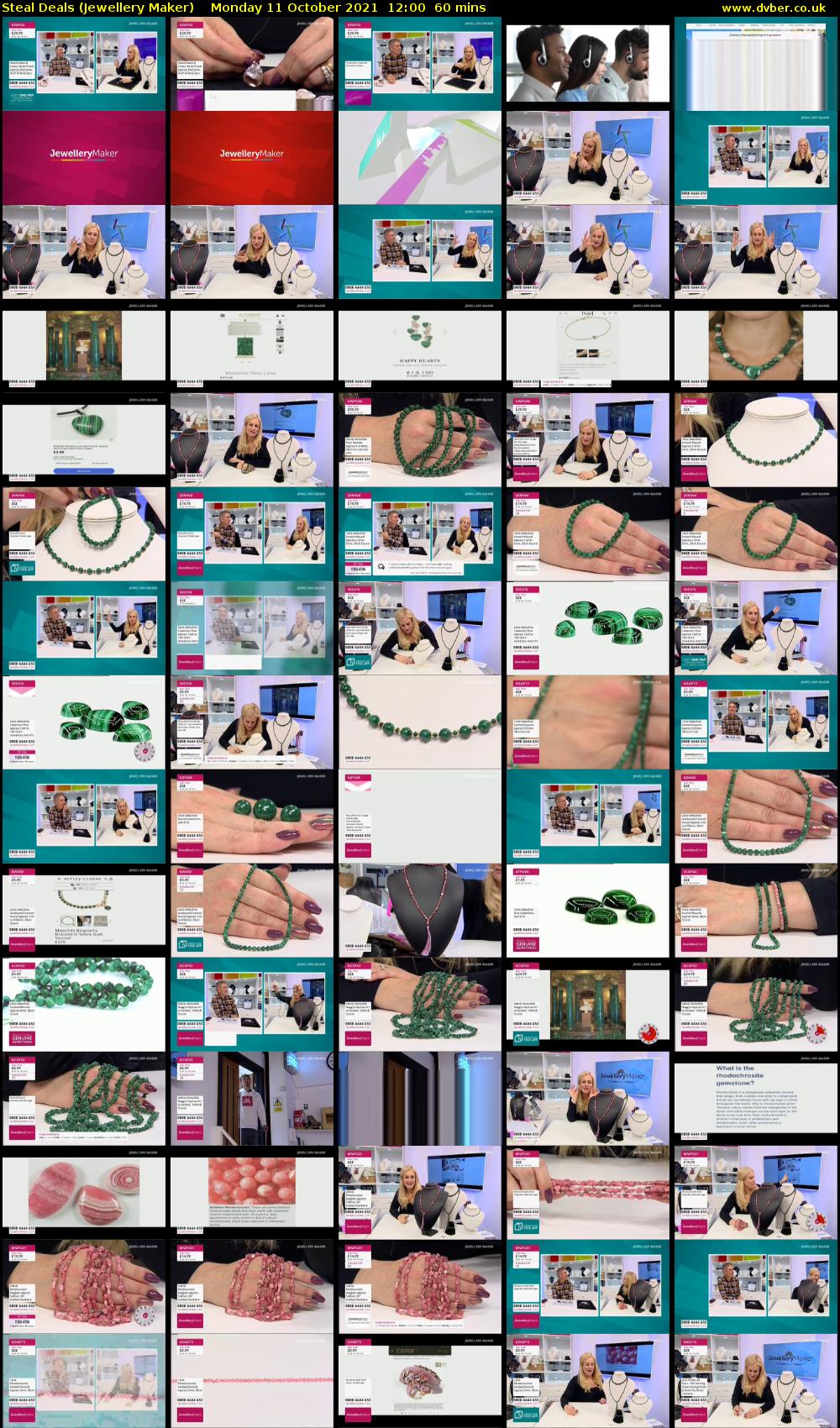 Steal Deals (Jewellery Maker) Monday 11 October 2021 12:00 - 13:00