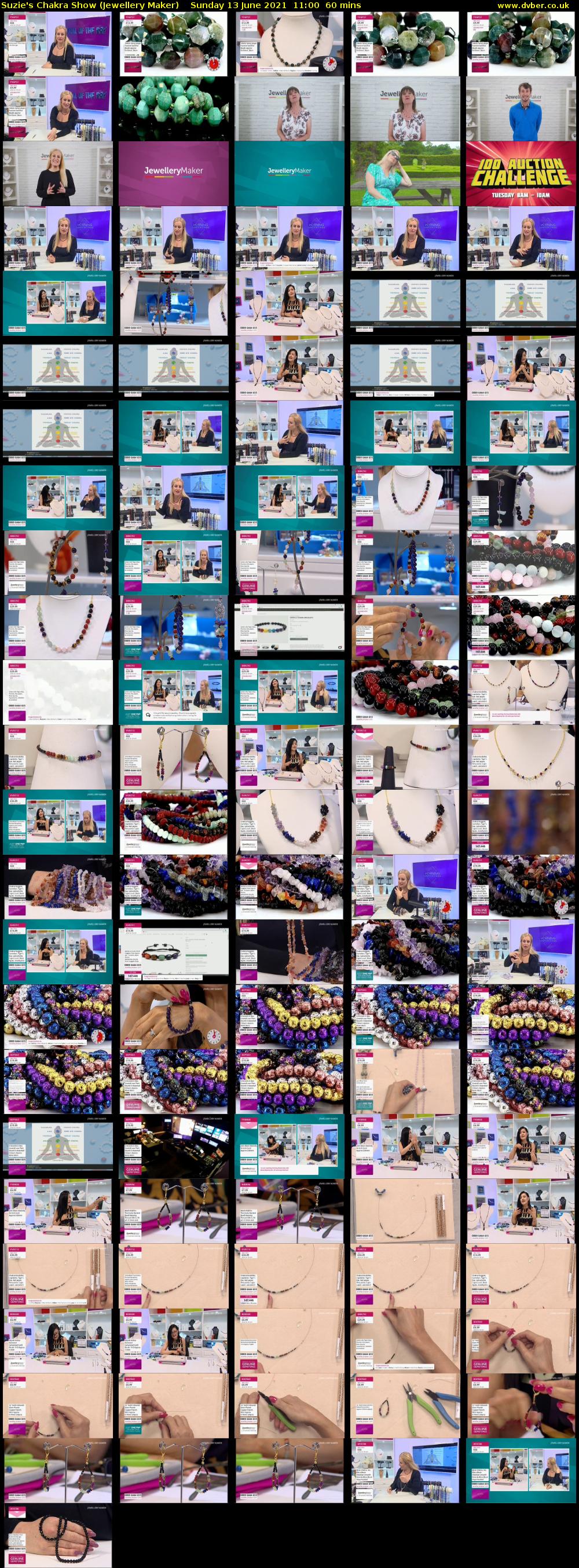 Suzie's Chakra Show (Jewellery Maker) Sunday 13 June 2021 11:00 - 12:00