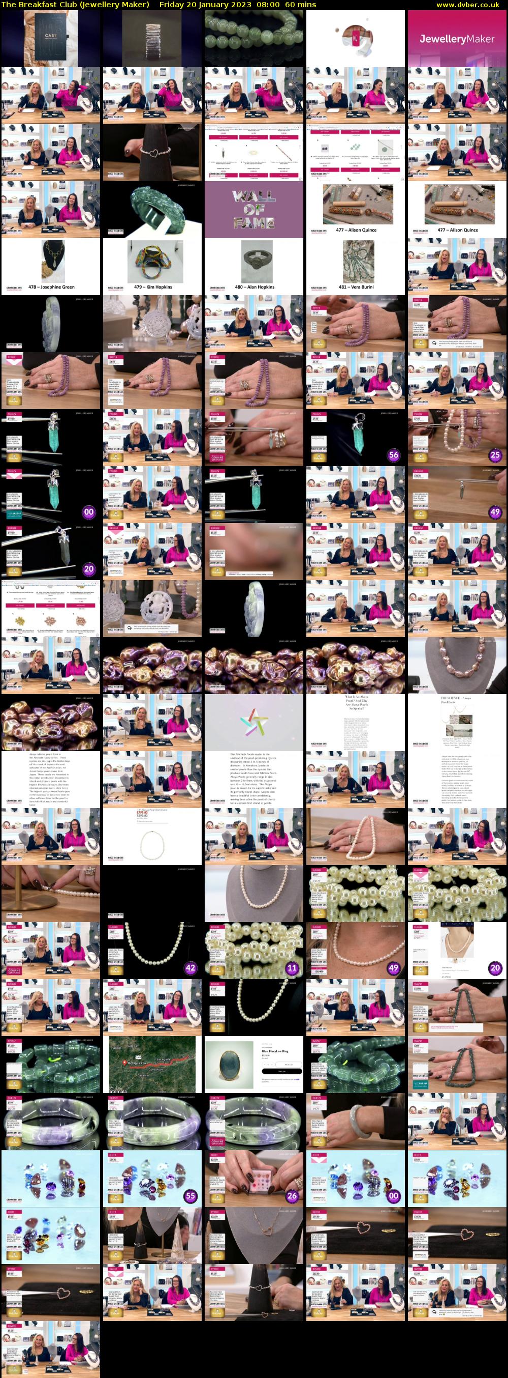 The Breakfast Club (Jewellery Maker) Friday 20 January 2023 08:00 - 09:00