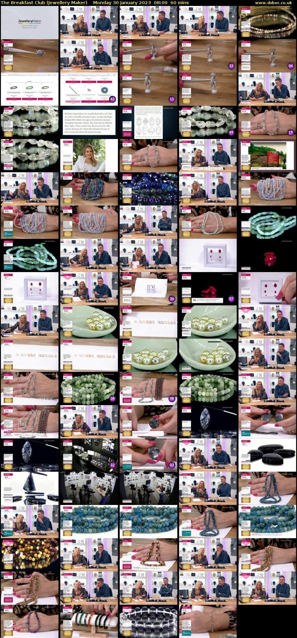 The Breakfast Club (Jewellery Maker) Monday 30 January 2023 08:00 - 09:00