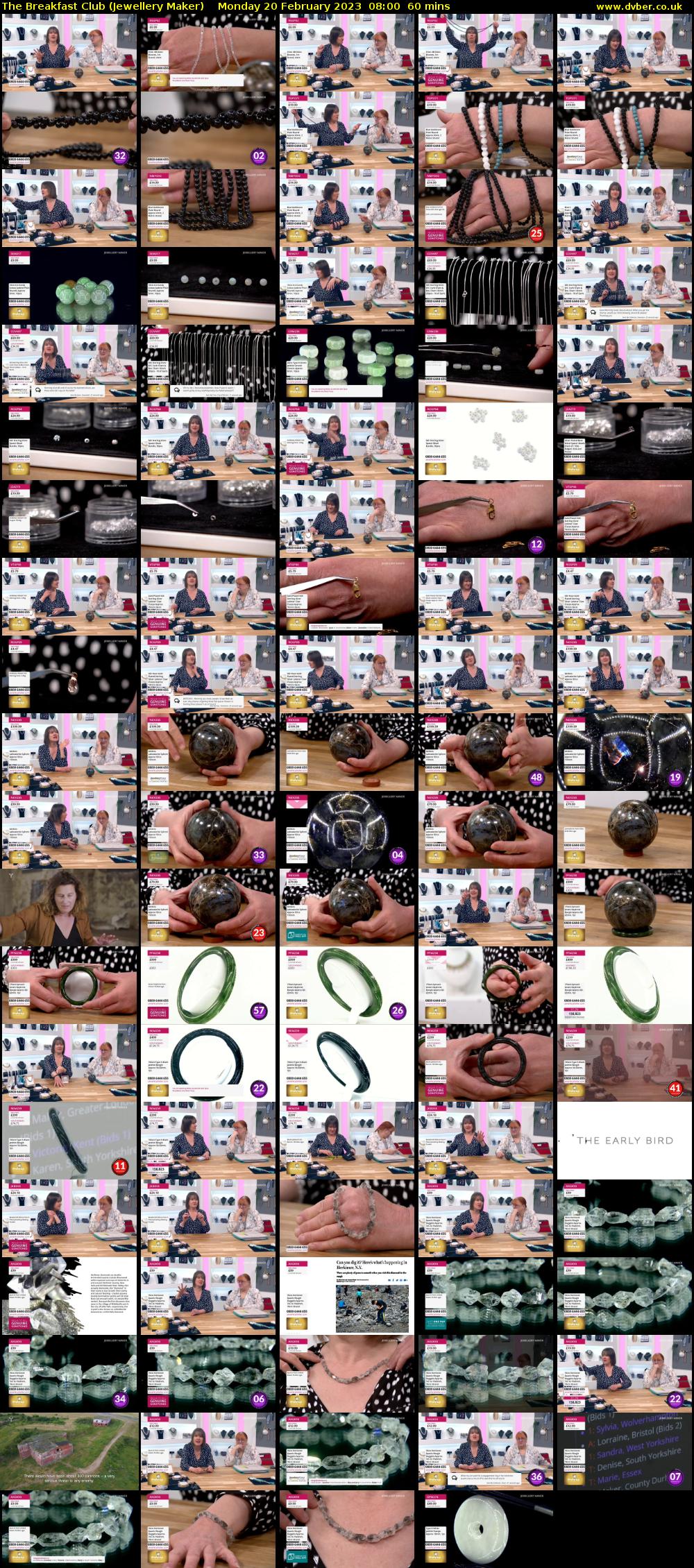 The Breakfast Club (Jewellery Maker) Monday 20 February 2023 08:00 - 09:00