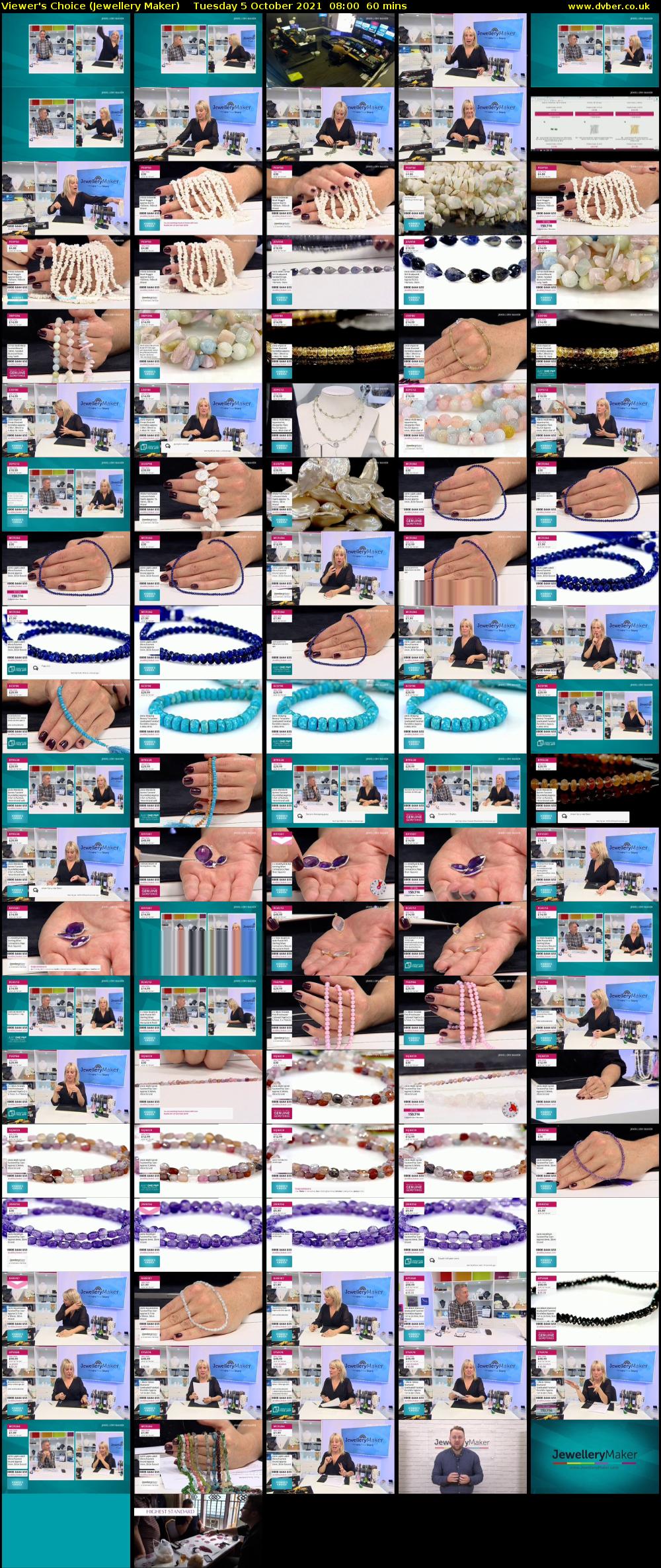 Viewer's Choice (Jewellery Maker) Tuesday 5 October 2021 08:00 - 09:00