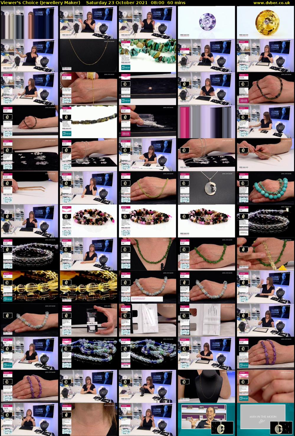 Viewer's Choice (Jewellery Maker) Saturday 23 October 2021 08:00 - 09:00