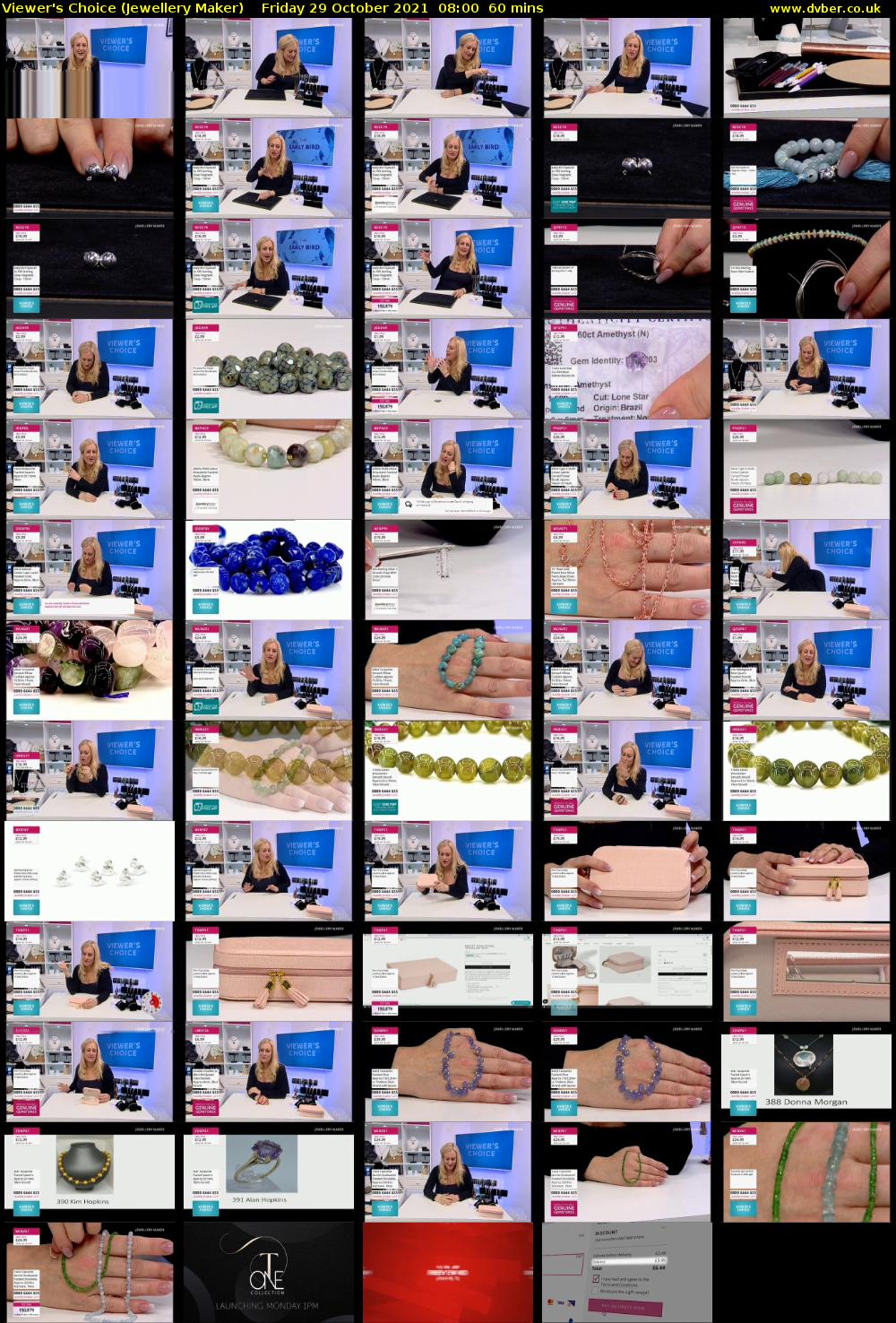 Viewer's Choice (Jewellery Maker) Friday 29 October 2021 08:00 - 09:00