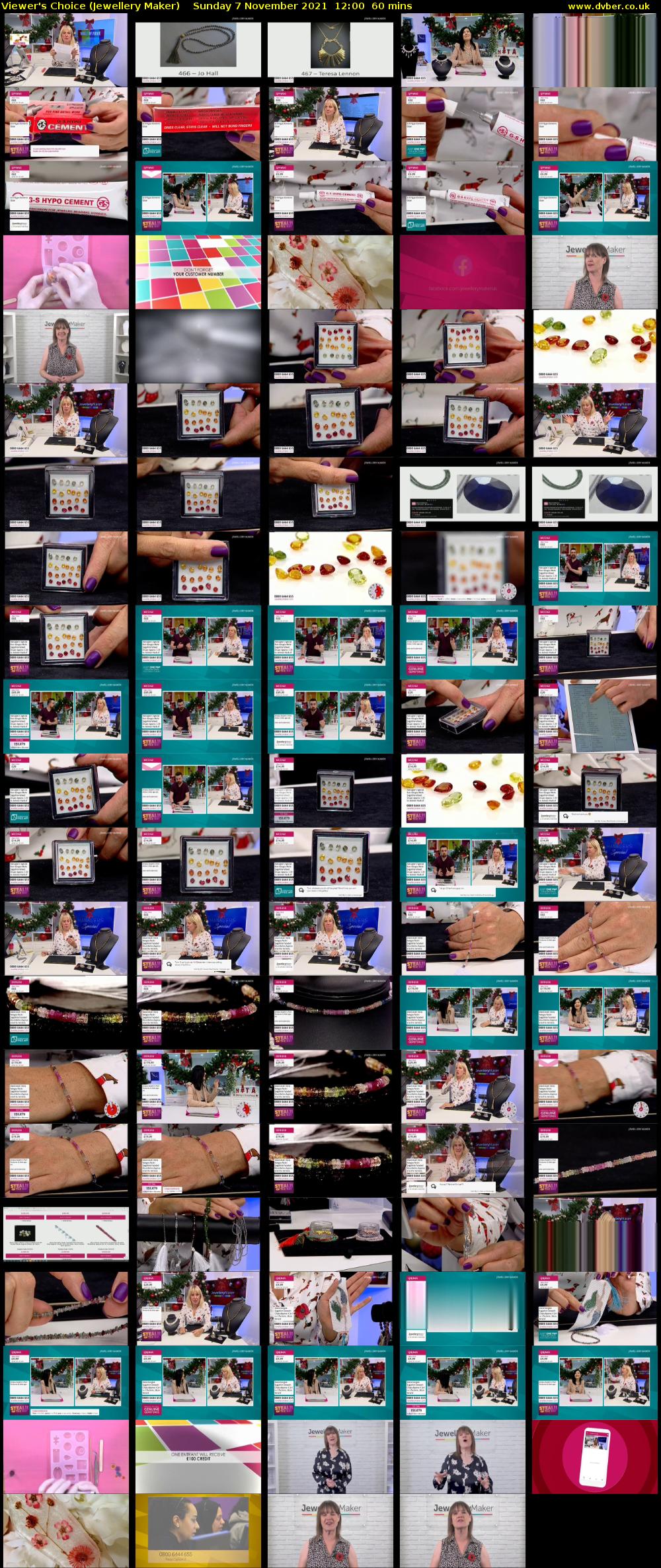 Viewer's Choice (Jewellery Maker) Sunday 7 November 2021 12:00 - 13:00
