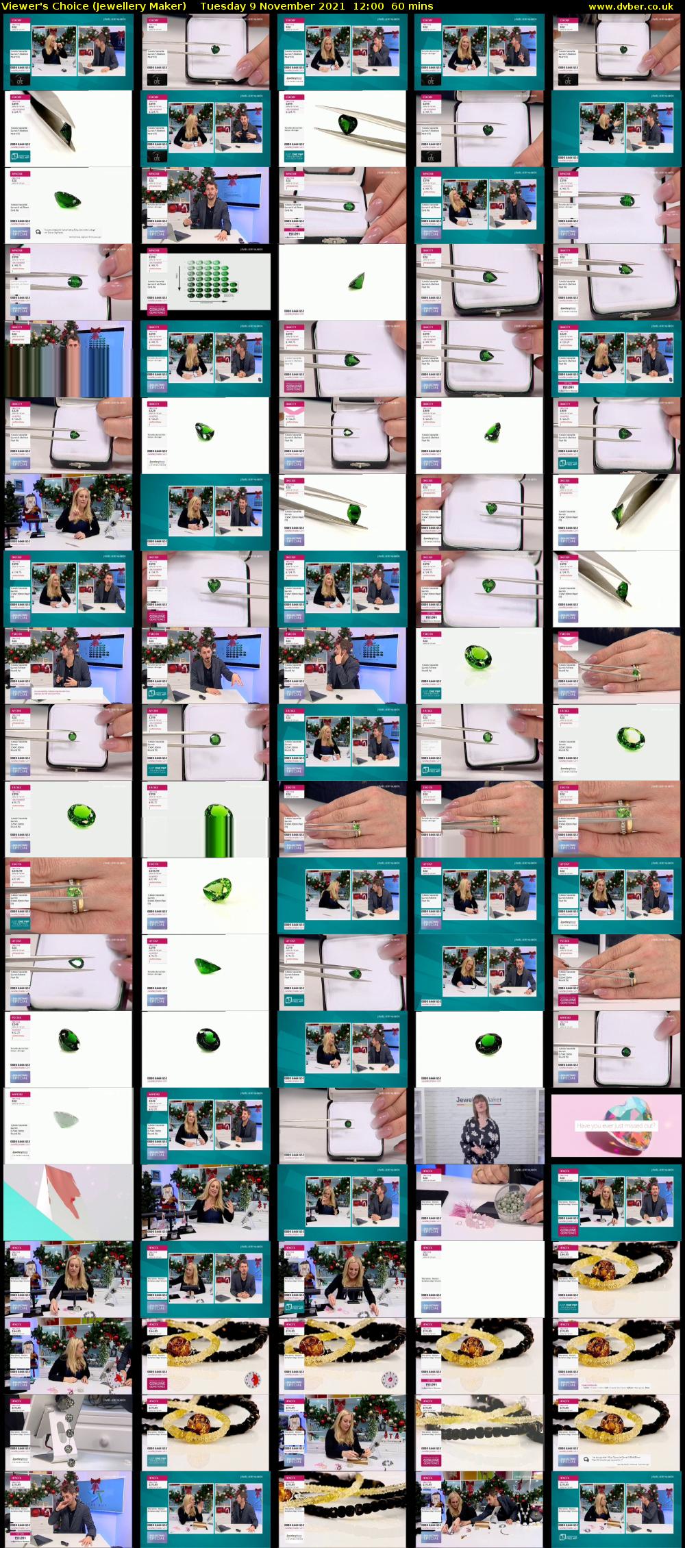 Viewer's Choice (Jewellery Maker) Tuesday 9 November 2021 12:00 - 13:00
