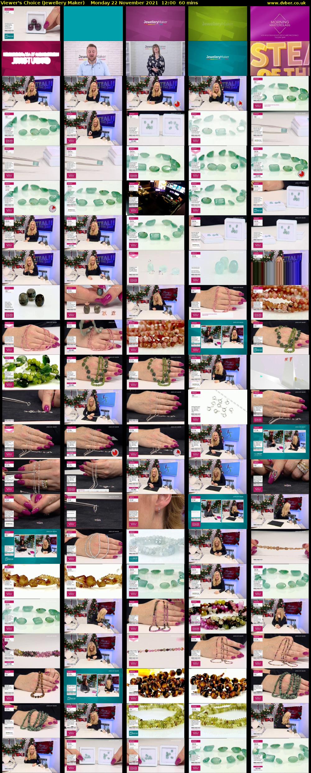 Viewer's Choice (Jewellery Maker) Monday 22 November 2021 12:00 - 13:00