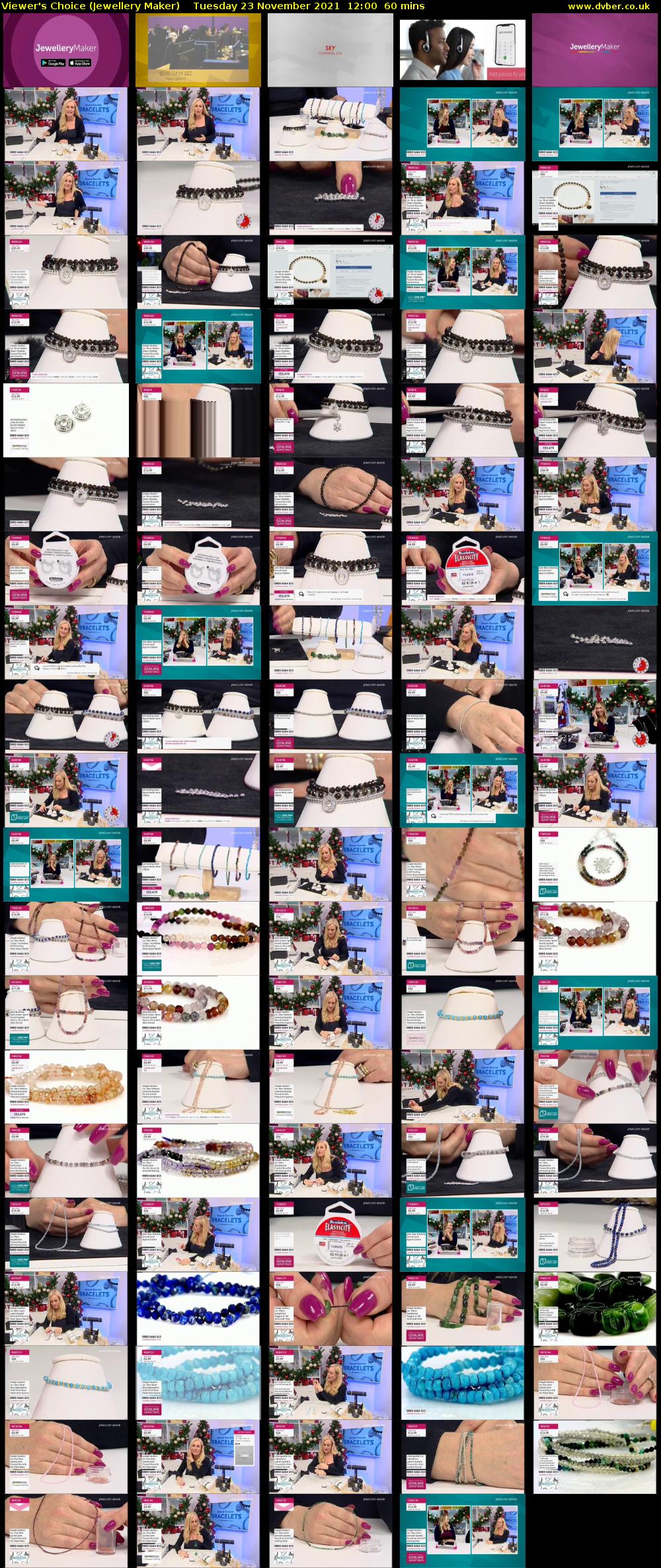 Viewer's Choice (Jewellery Maker) Tuesday 23 November 2021 12:00 - 13:00