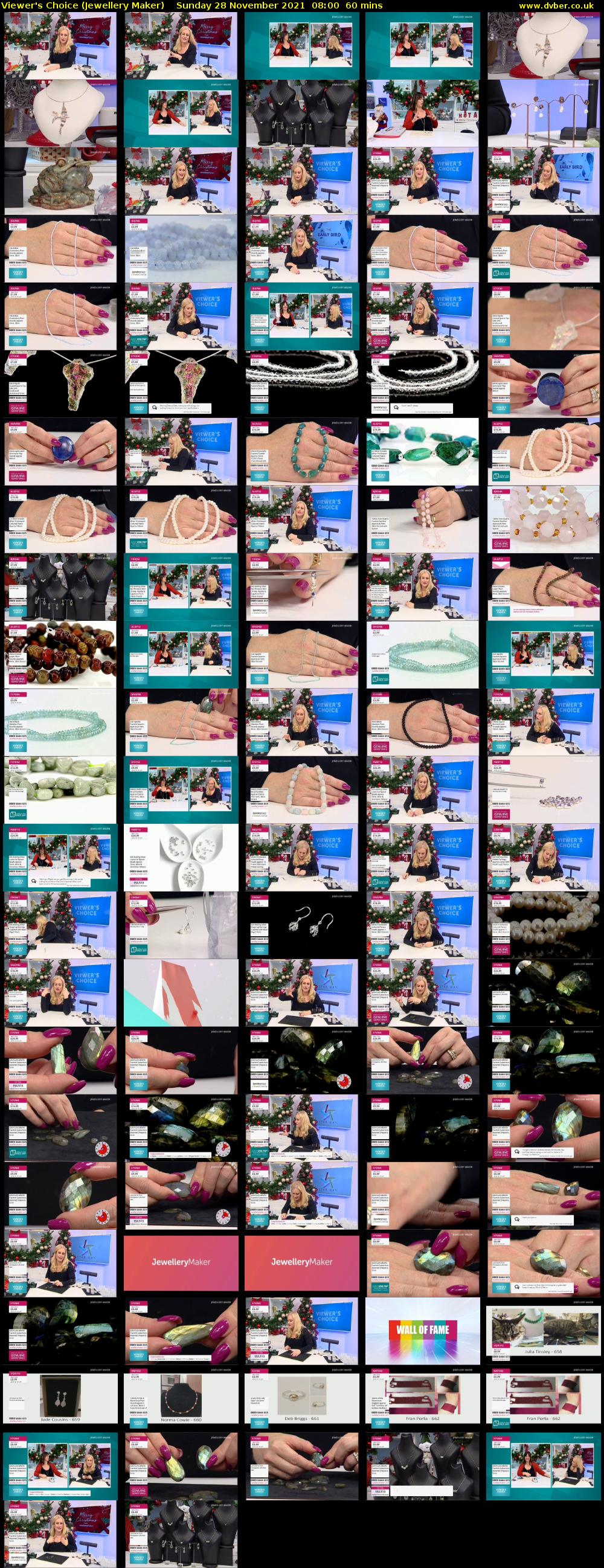 Viewer's Choice (Jewellery Maker) Sunday 28 November 2021 08:00 - 09:00