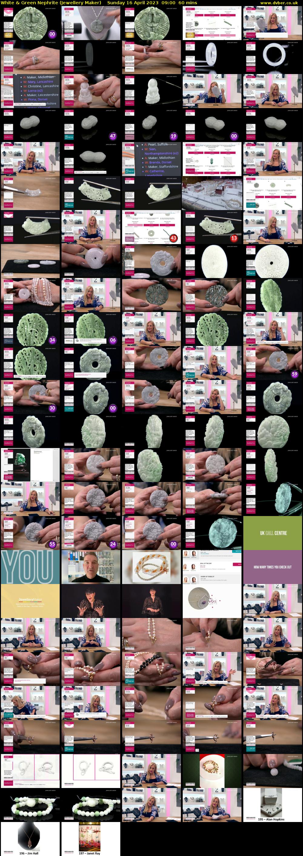 White & Green Nephrite (Jewellery Maker) Sunday 16 April 2023 09:00 - 10:00