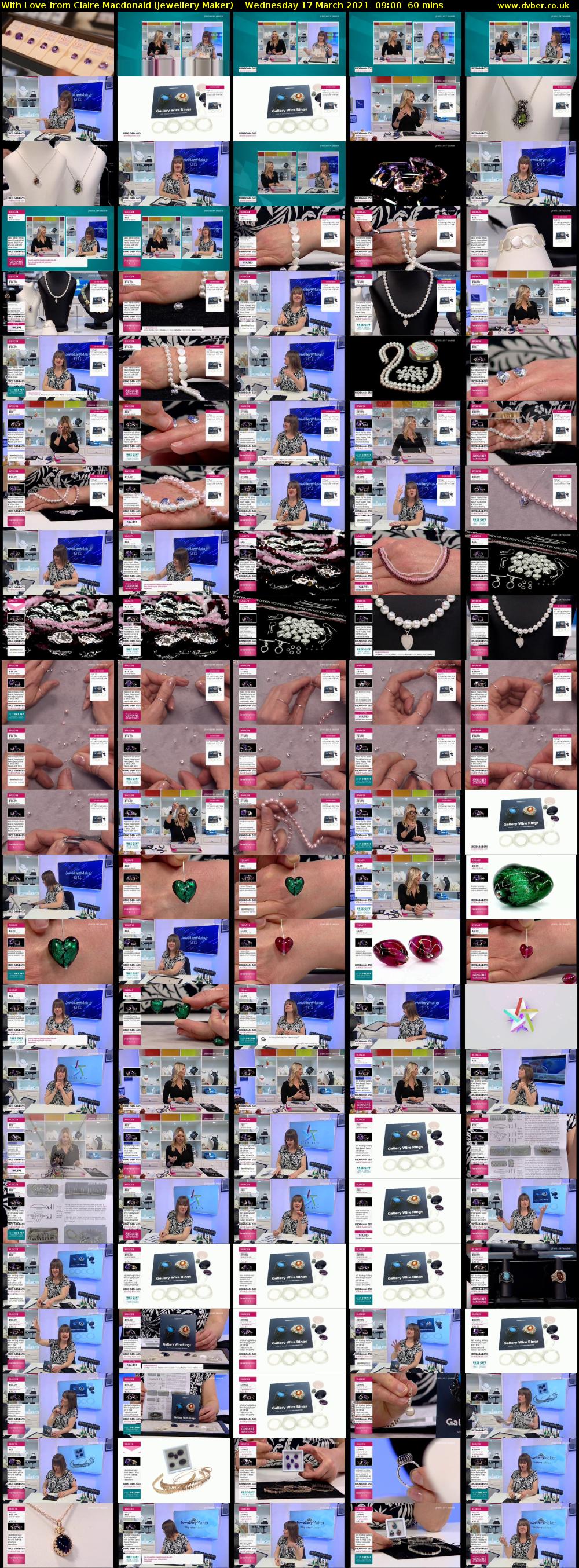 With Love from Claire Macdonald (Jewellery Maker) Wednesday 17 March 2021 09:00 - 10:00