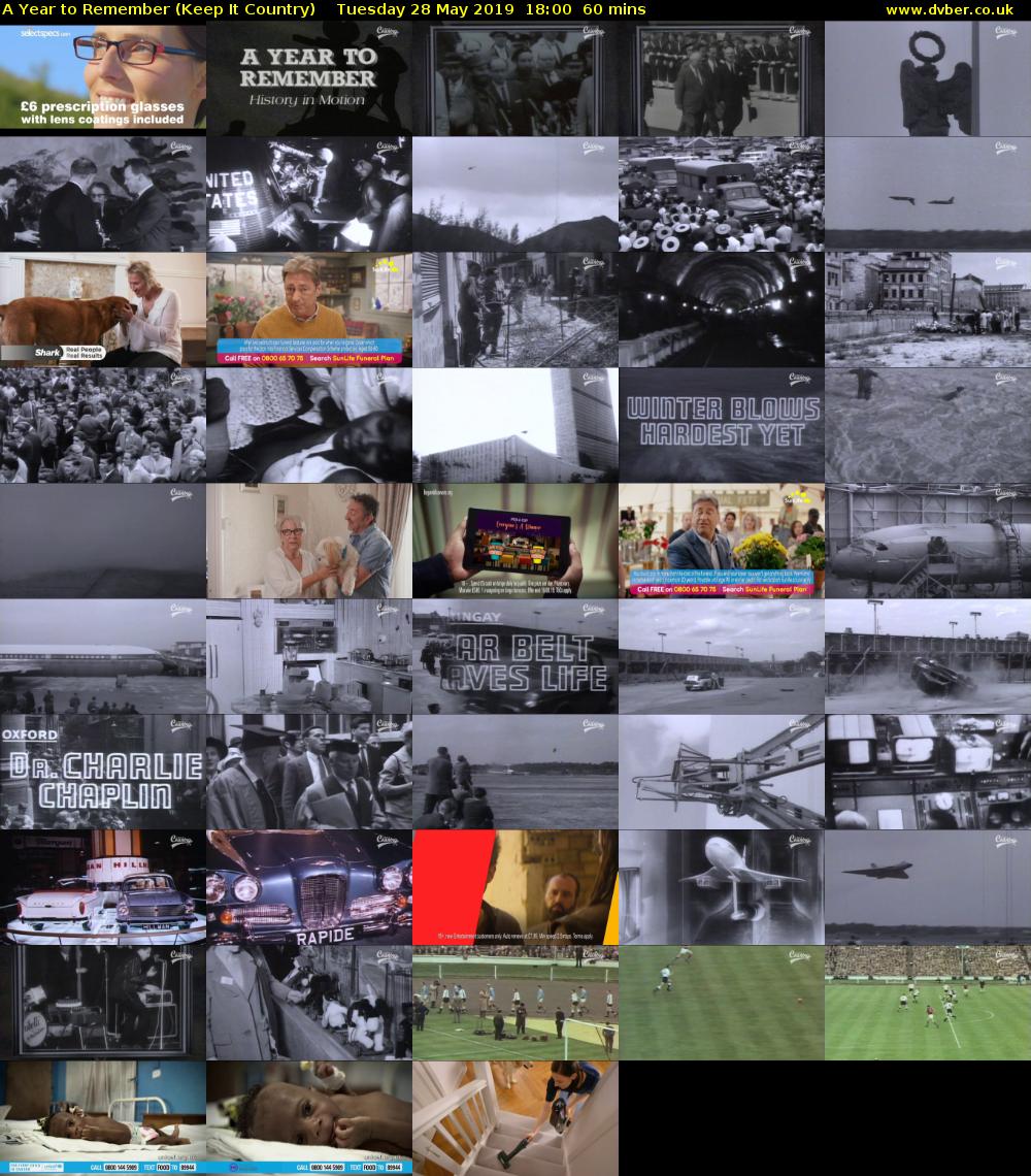 A Year to Remember (Keep It Country) Tuesday 28 May 2019 18:00 - 19:00